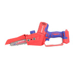 Elagueuse sur batterie Scie à chaine sans fil 20V Longueur de Coupe 15 cm EMTOP brushless avec 1 chargeur + 2 batteries 2.0Ah