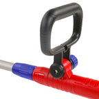 Coupe-bordures sur batterie EMTOP 20V avec 1 chargeur + 1 Batterie Lithium-ion 2.0Ah + 2 bobines de ligne Longueur de ligne 5 m avec tube télescopique poignée de réglable