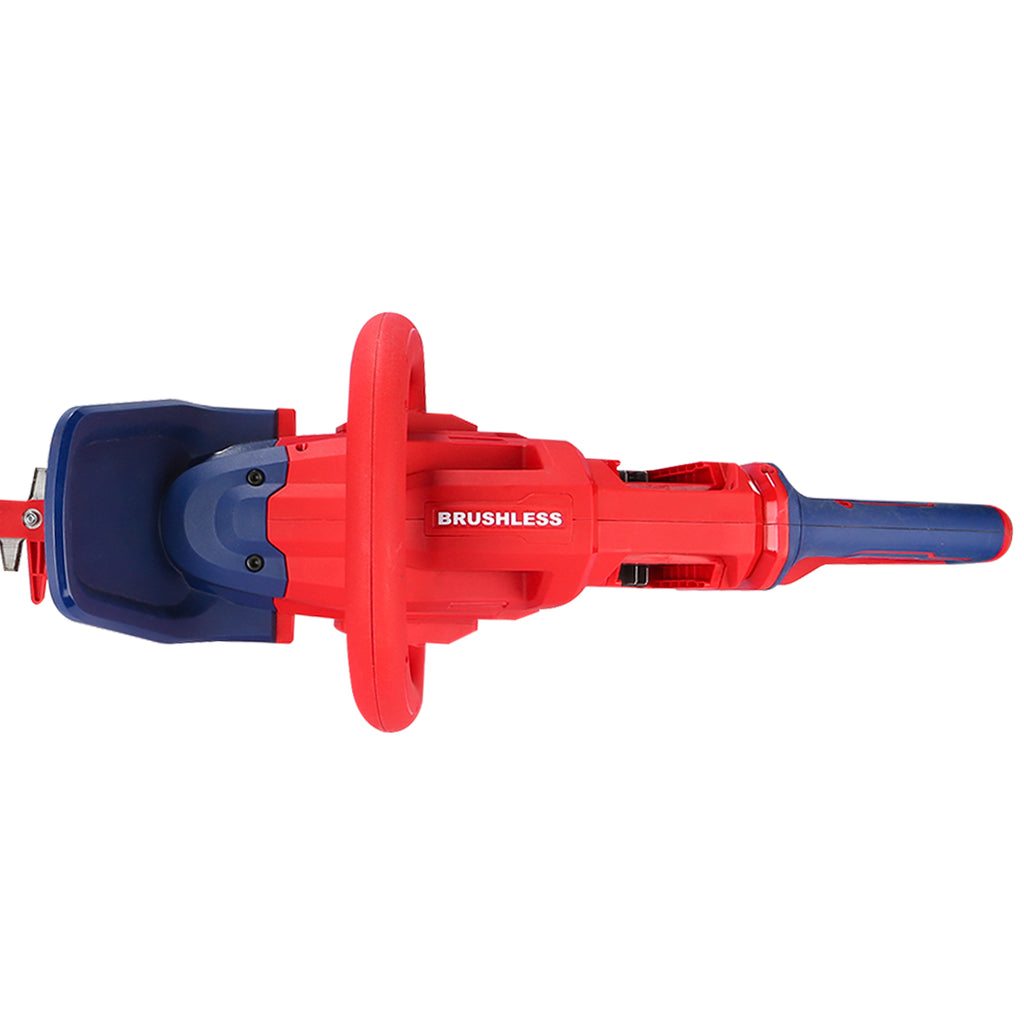 Taille-haies à batterie 40V Lame 65 cm EMTOP Brushless avec 1 chargeur double port + 2 batteries 4.0Ah