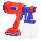Pistolet à peinture sans fil 20V Pulvérisateur électrique 800ml EMTOP avec 1 Batterie 2.0Ah + Chargeur