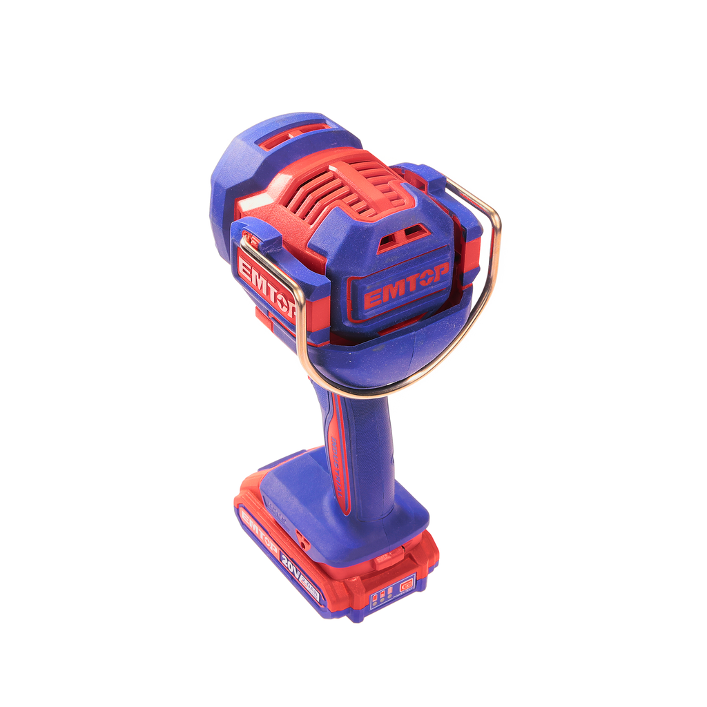 Lampe torche de chantier LED 22,5W à batterie EMTOP 20V Batterie et chargeur vendus séparément