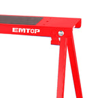 Lot de 2 tréteaux pliables en acier – Charge maximale 100 kg – EMTOP