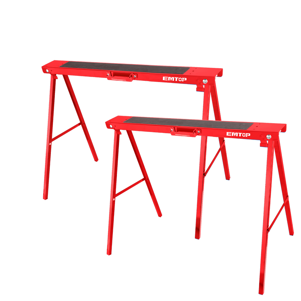 Tréteaux pliables EMTOP – Lot de 2