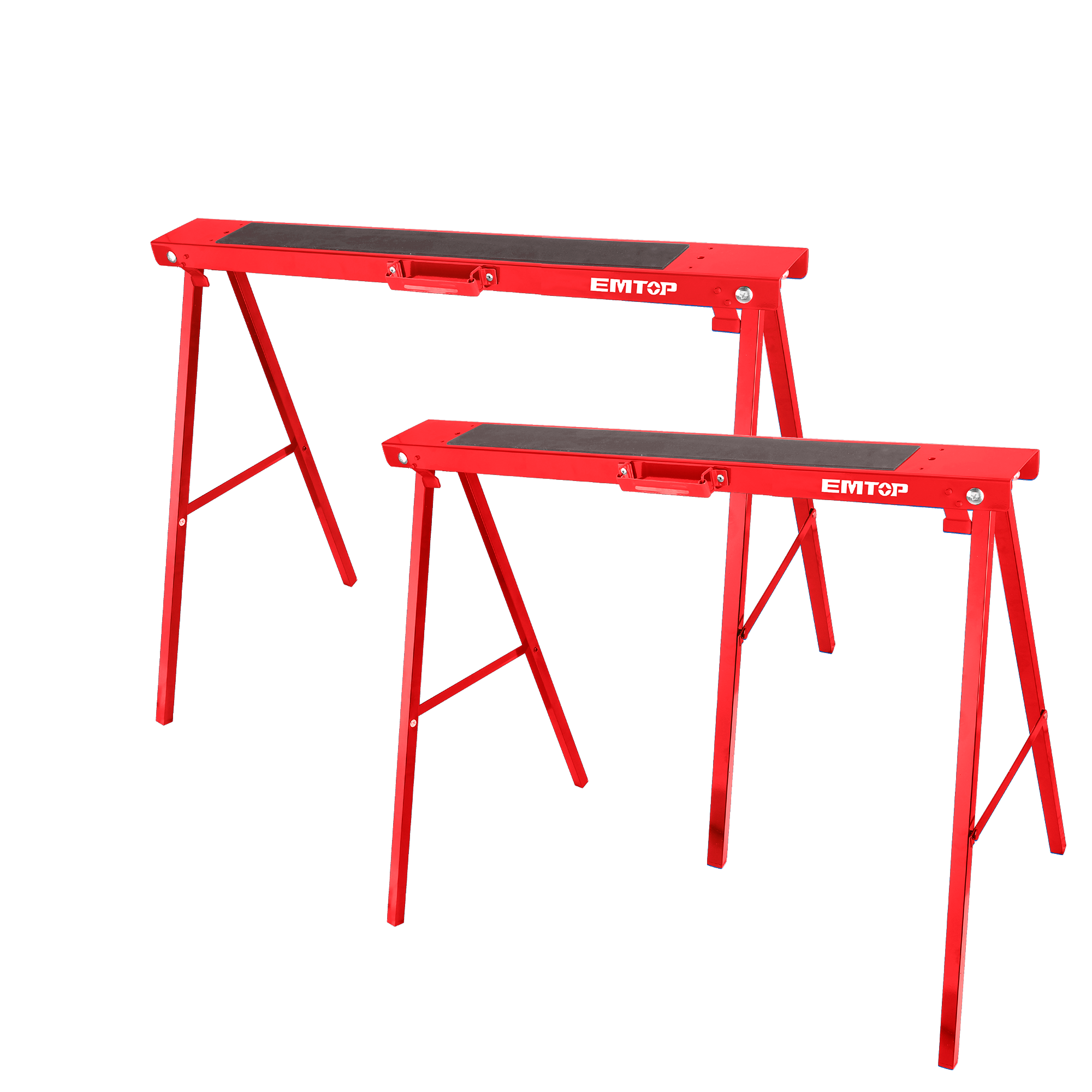 Tréteaux pliables EMTOP – Lot de 2
