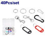 40 Pièces porte-clés accessoires TOP VALUE