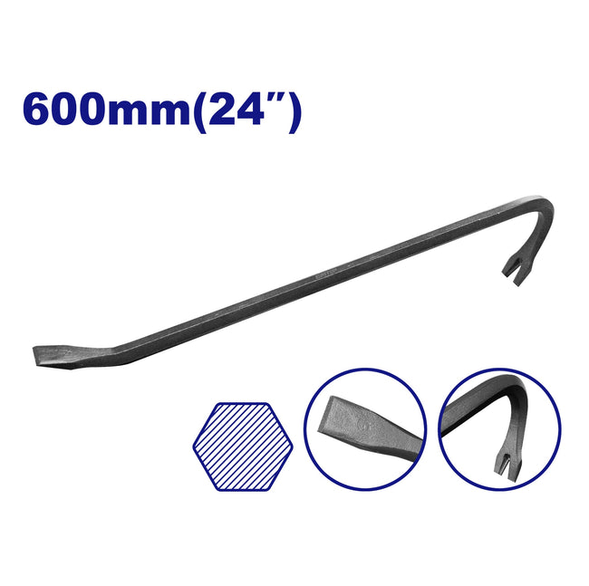 Pince à décoffrer 600mm Barre de démolition TOP VALUE Hover Image