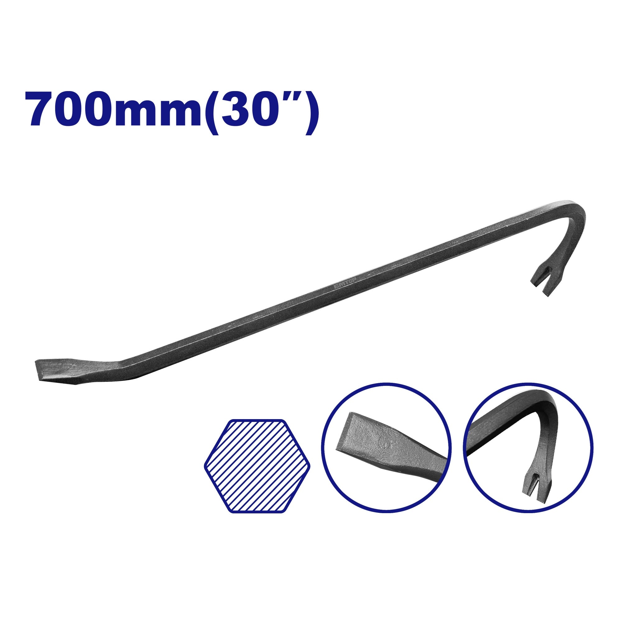 Pince à décoffrer 750mm Barre de démolition TOP VALUE