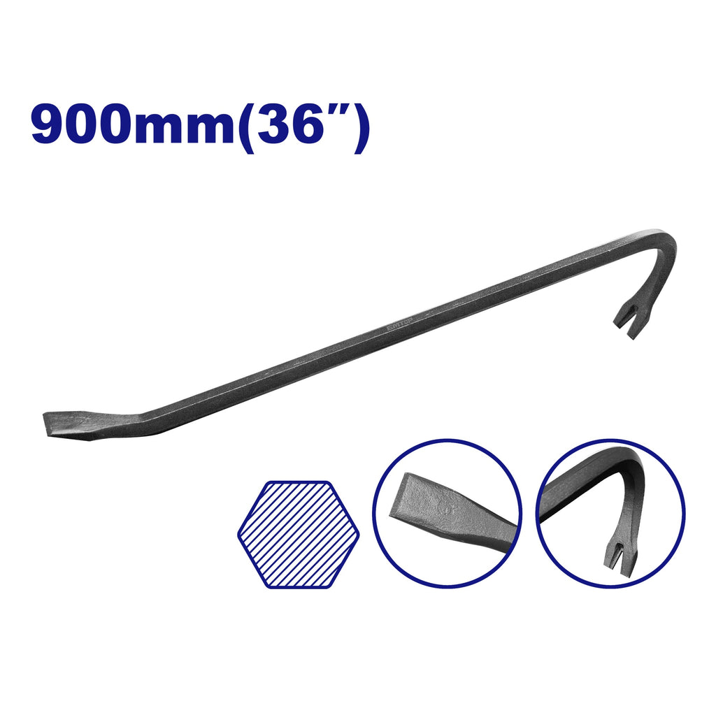 Pince à décoffrer 900mm Barre de démolition TOP VALUE