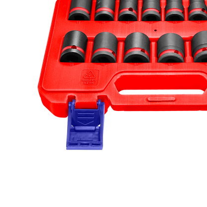 14 Pcs 1/2"DR. Jeu de douilles à chocs EMSSD12141 EMTOP