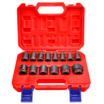 14 Pcs 1/2"DR. Jeu de douilles à chocs EMSSD12141 EMTOP