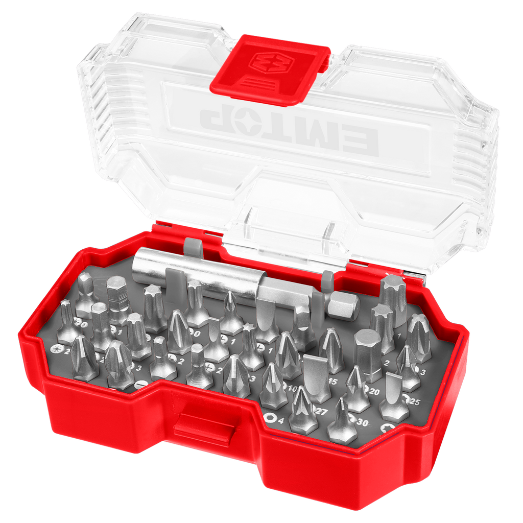 32 Pcs Jeu d’embouts de tournevis EMSV3K03 EMTOP
