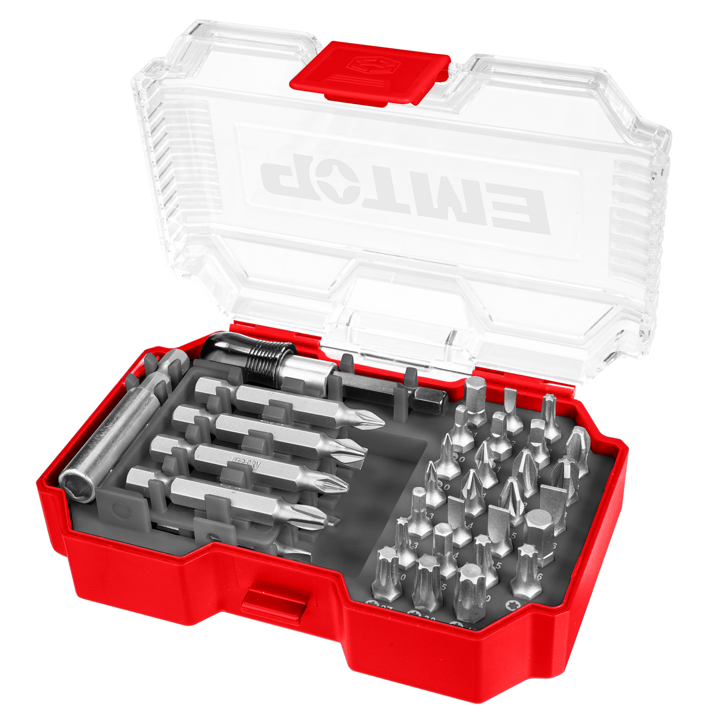 Jeu de 36 embouts de tournevis EMSV3K04 EMTOP