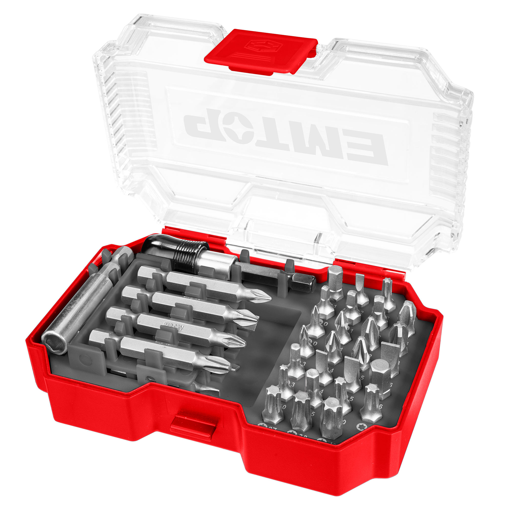 Jeu de 36 embouts de tournevis EMSV3K04 EMTOP