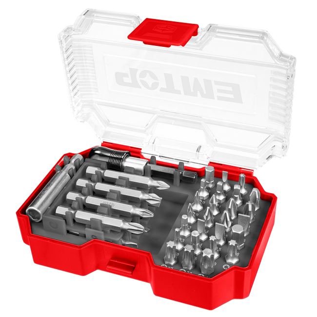 Jeu de 36 embouts de tournevis EMSV3K04 EMTOP Main Image