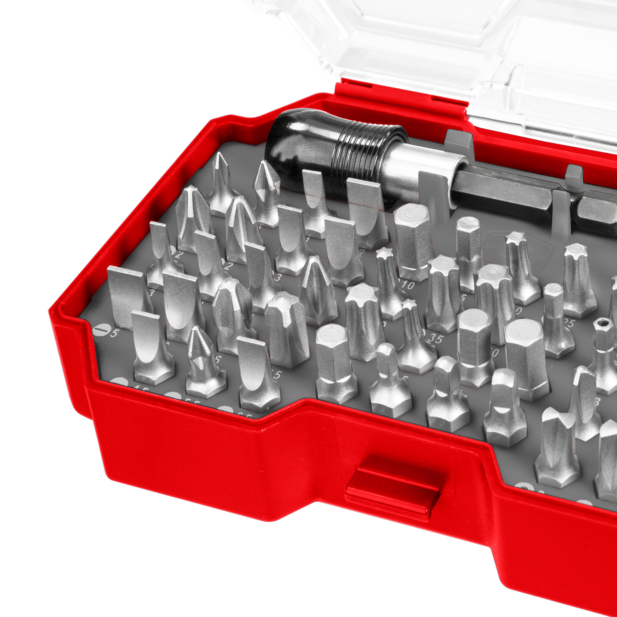 Jeu d'embouts de tournevis 62 pièces EMSV3K05 EMTOP