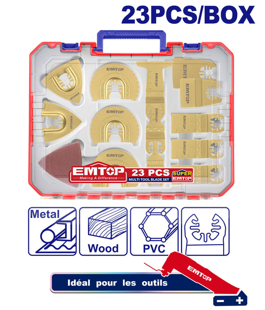 Jeu de lames multi-outils EMTB2301 EMTOP