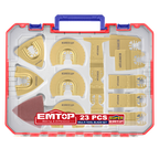 Outil multi-cutter oscillant 23 pièces Lames de Scie Oscillantes EMTOP