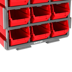 Rack de rangement avec 9 bacs de stockage TOP VALUE