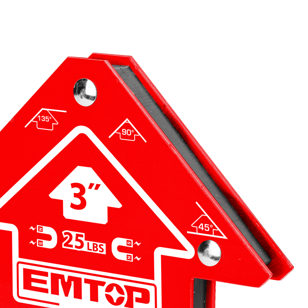 Aimant de soudeur 3" Positionneur de soudage magnétique EMTOP