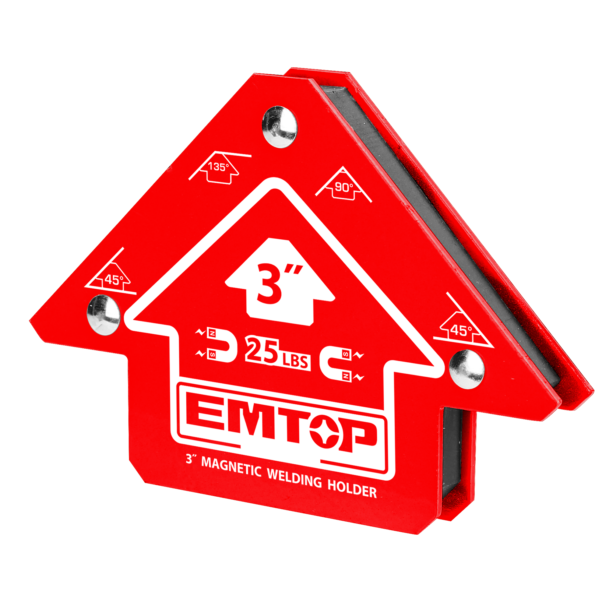 Aimant de soudeur 3" Positionneur de soudage magnétique EMTOP