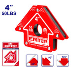 Aimant de soudeur 4" Positionneur de soudage magnétique EMTOP