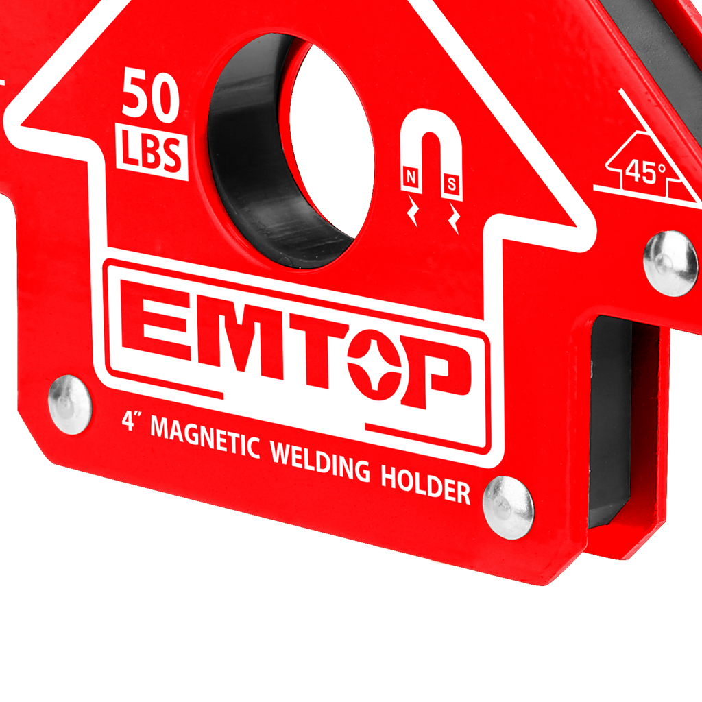 Aimant de soudeur 4" Positionneur de soudage magnétique EMTOP
