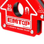 Aimant de soudeur 4" Positionneur de soudage magnétique EMTOP