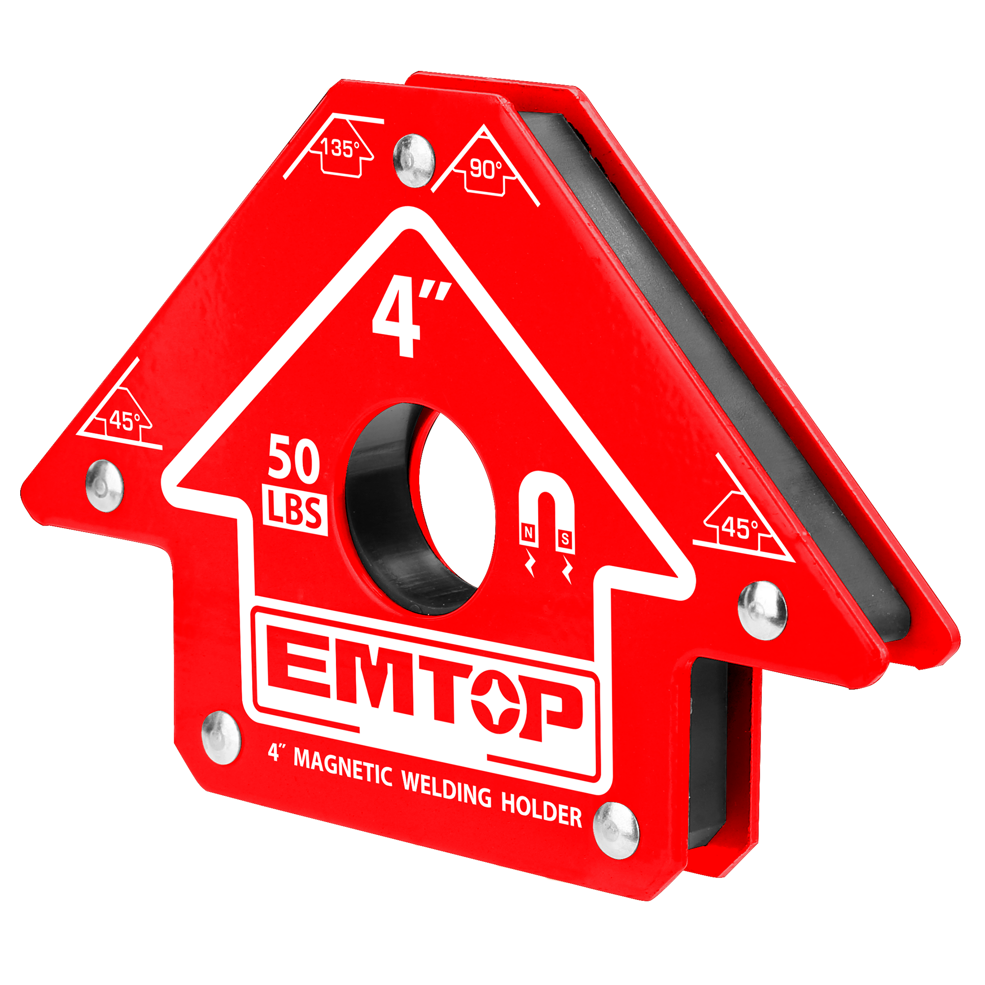 Aimant de soudeur 4" Positionneur de soudage magnétique EMTOP