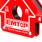 Aimant de soudeur 5" Positionneur de soudage magnétique EMTOP