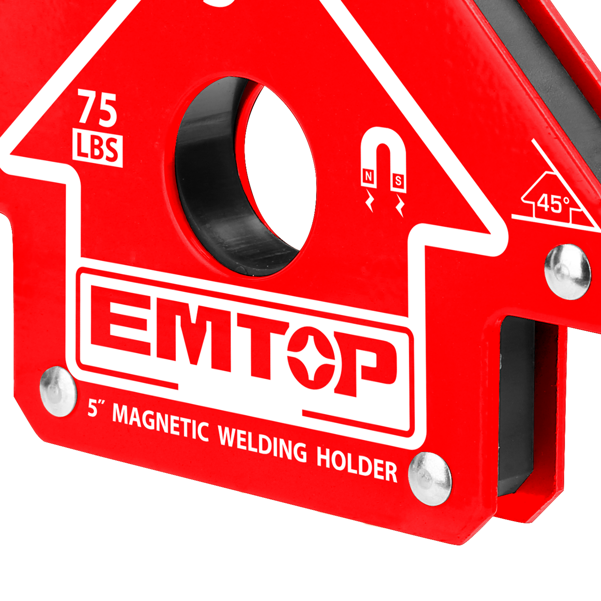 Aimant de soudeur 5" Positionneur de soudage magnétique EMTOP