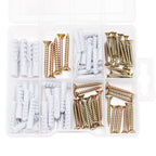 Ensemble de fixation Jeu de chevilles et vis 120 pièces TOP VALUE