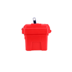 Boîte à outils en plastique EMTOP 14" Charge maximale 10Kg Boucle en métal Poignée haute résistance Couvercle supérieur avec trois zones de rangement Contient 1 plateau en plastique