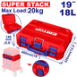 Boîte à outils modulaire empilable 19″ – Système SUPER STACK – EMTOP