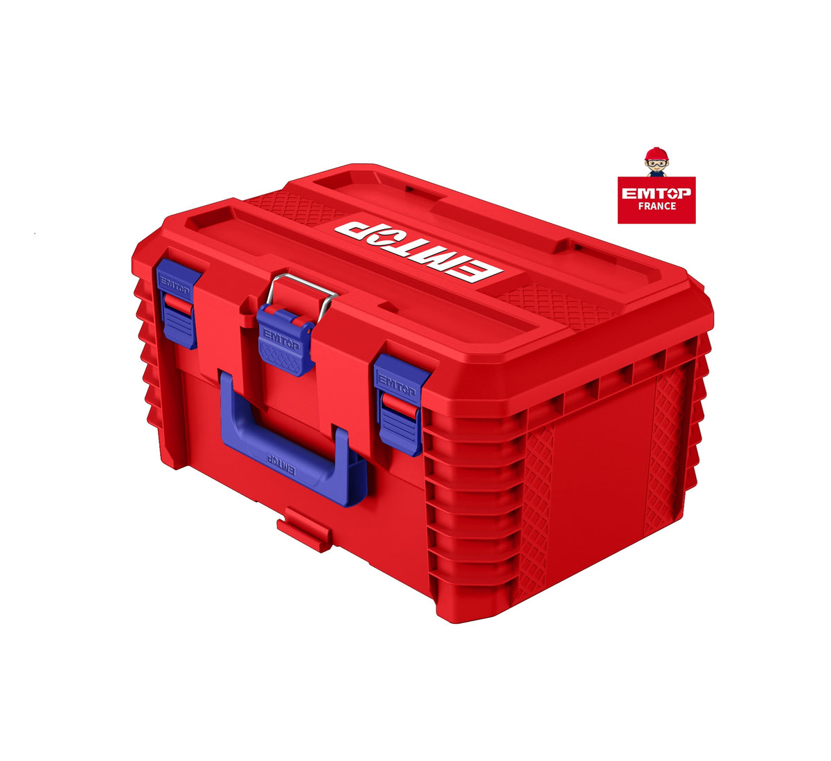 Boîte à outils modulaire empilable 19″ profonde – SUPER STACK – EMTOP