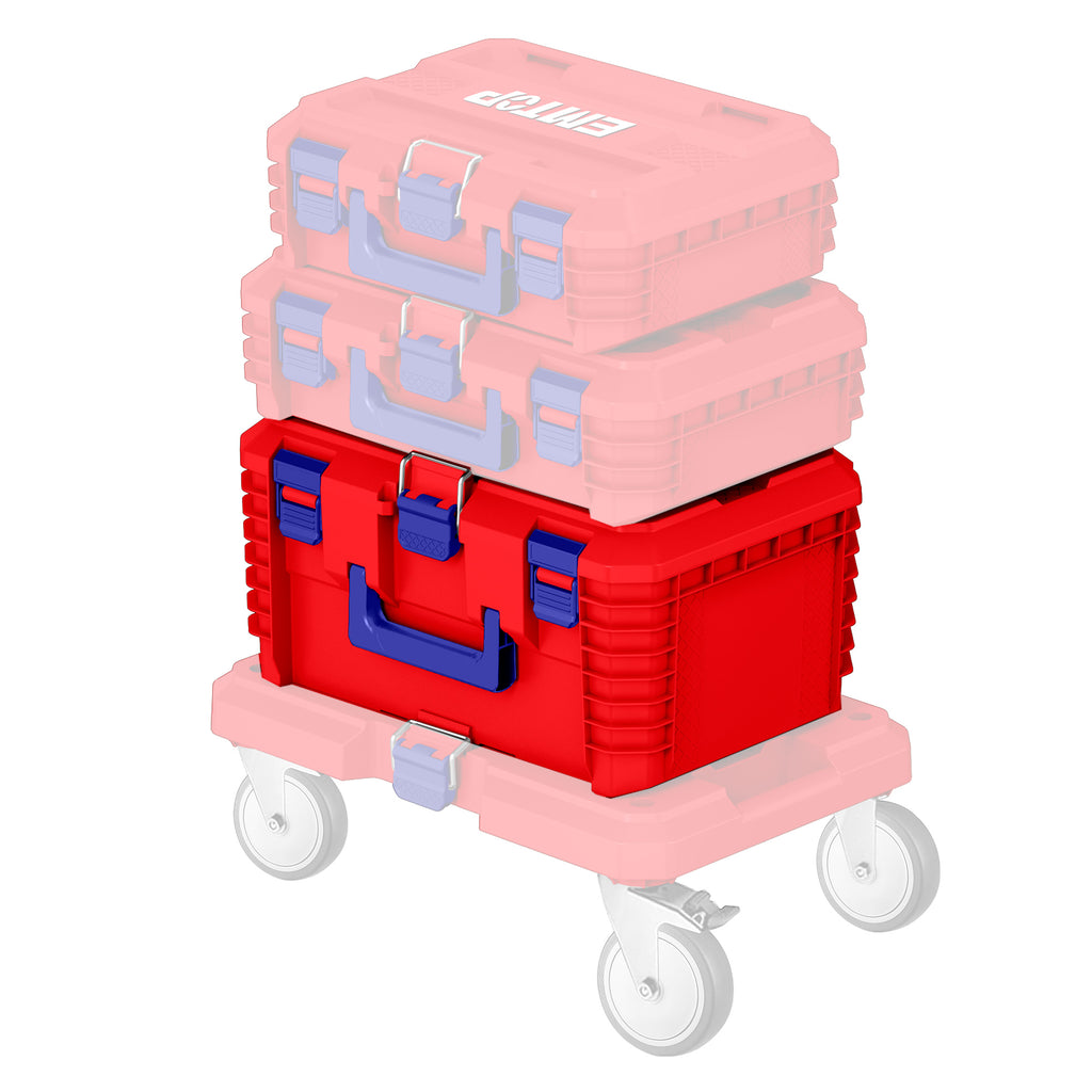 Boîte à outils modulaire empilable 19″ profonde – SUPER STACK – EMTOP