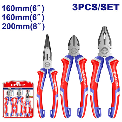 Ensemble de 3 pinces EPLS0311 EMTOP