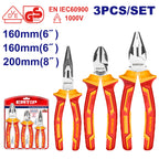 Jeu de 3 pinces isolées 1000V EMTOP