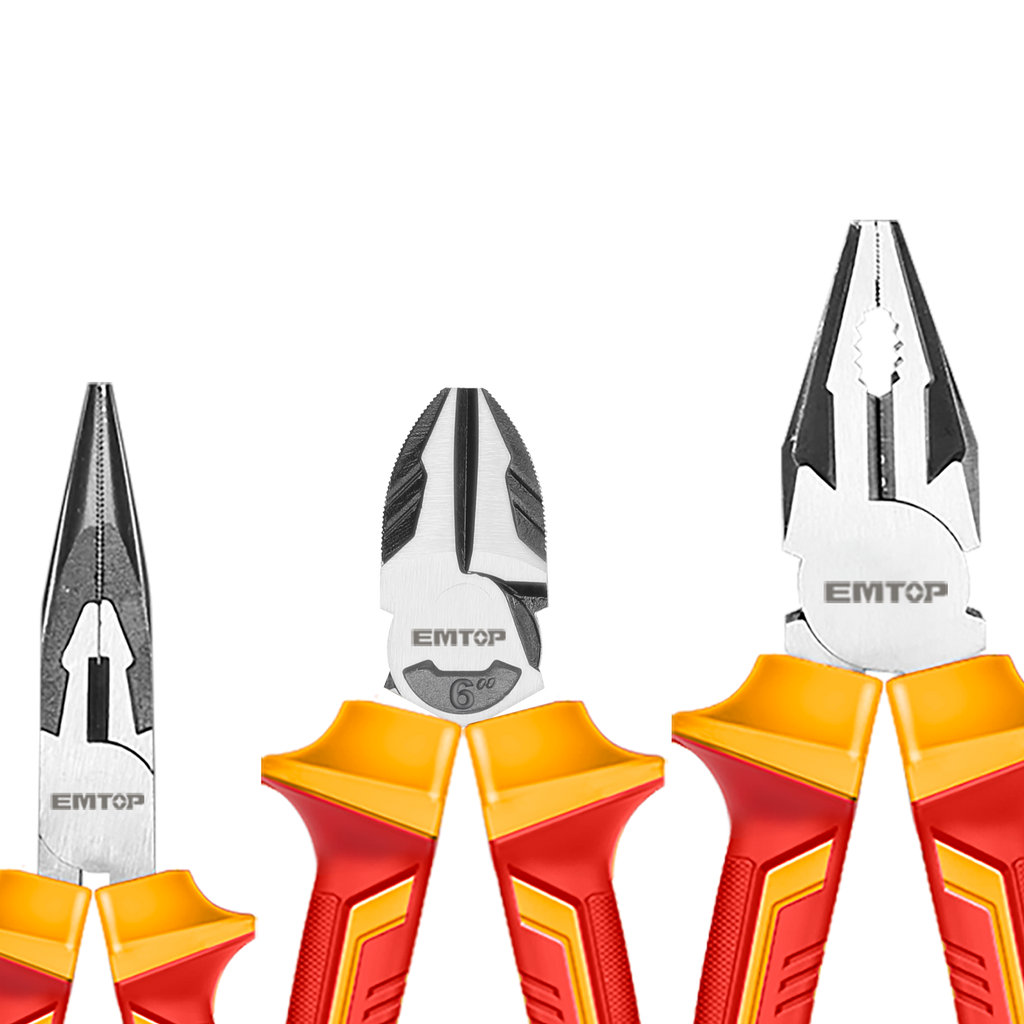 Jeu de 3 pinces isolées 1000V EMTOP