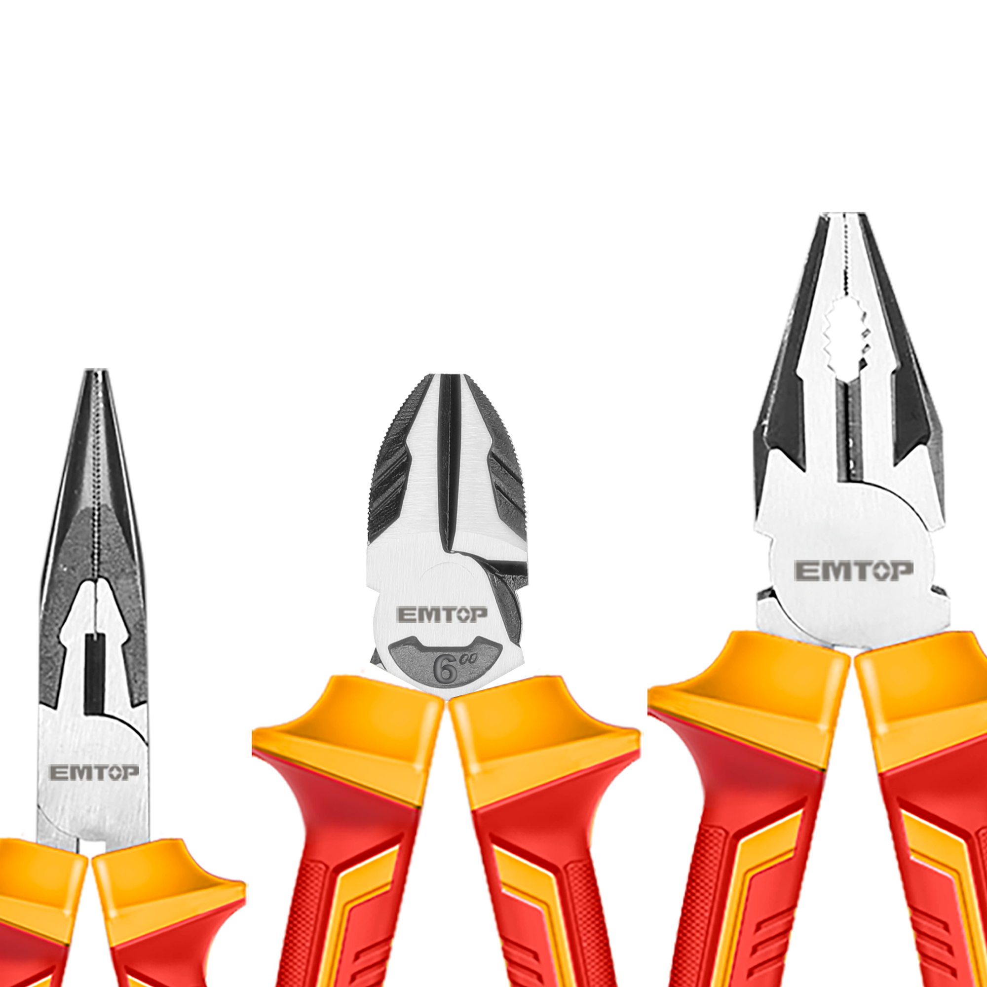 Jeu de 3 pinces isolées 1000V EMTOP