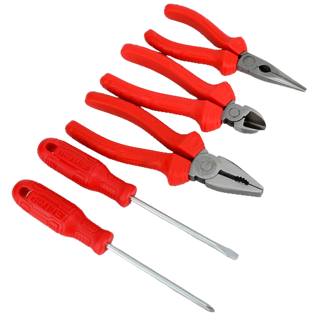 Jeu de pinces et tournevis 5 pièces EMTOP