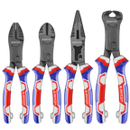 Ensemble de 4 pinces à action composée Acier Cr-V EMTOP