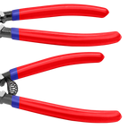 Lot de 4 pinces à circlips 125mm EMTOP