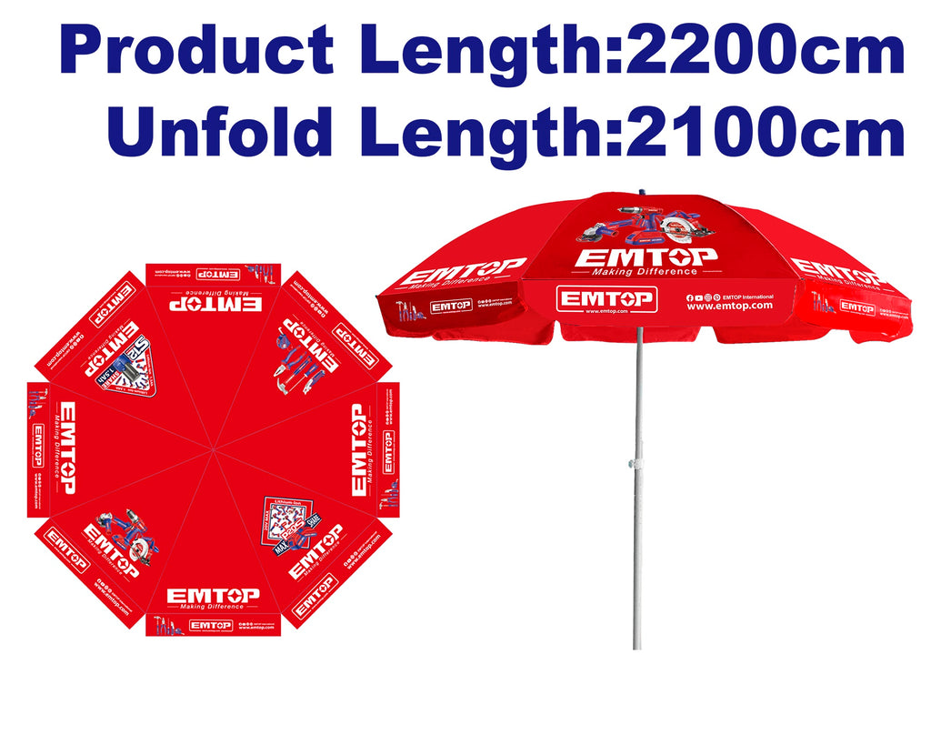 Parasol EMTOP D2200mm PUB