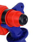 Marteau perforateur filaire 650W EMTOP Système de mandrin SDS plus avec 3 forets et 2 burins 1 ensemble de balais de charbon + Boîte en plastique