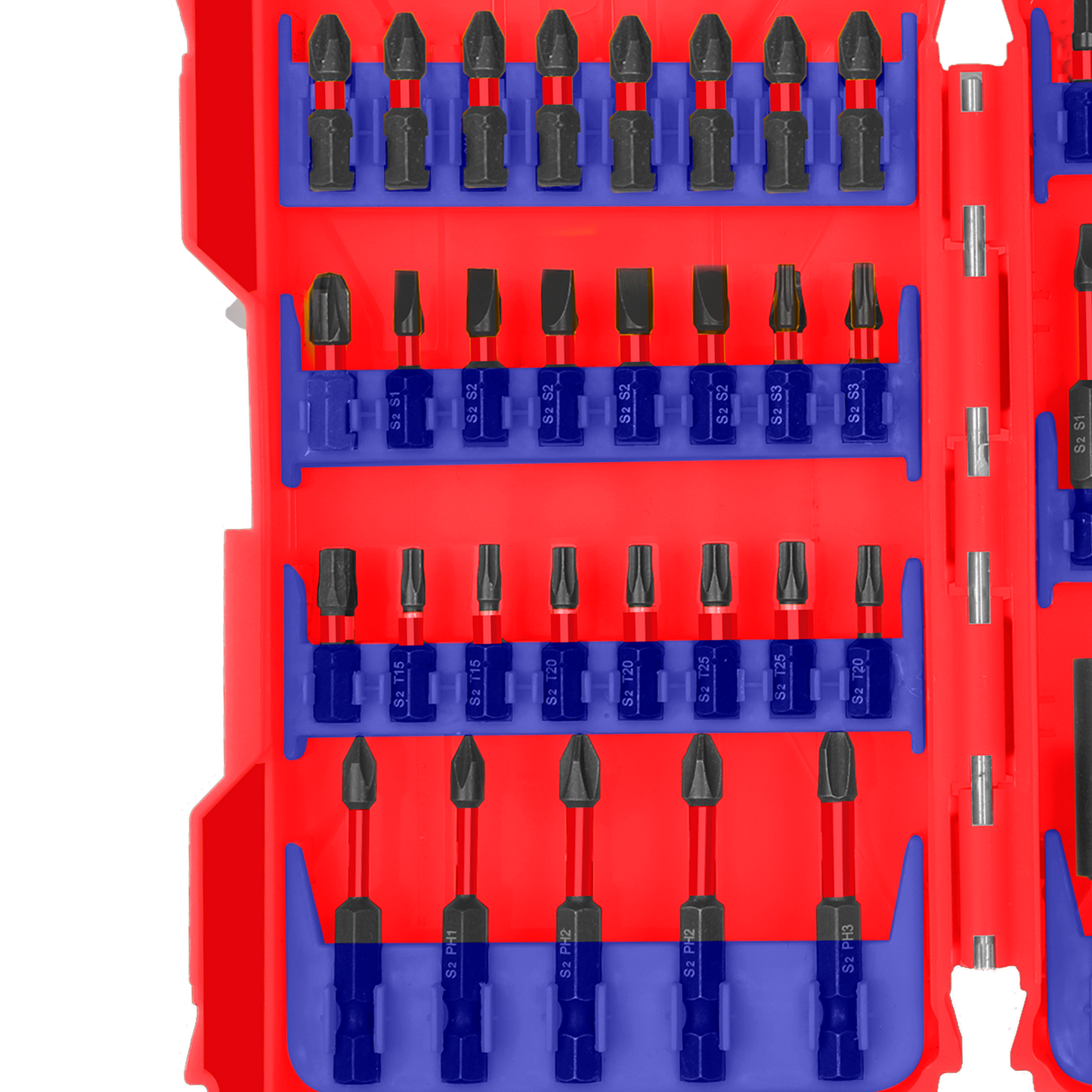 Jeu de 50 embouts de tournevis à percussion ESBT05001 EMTOP