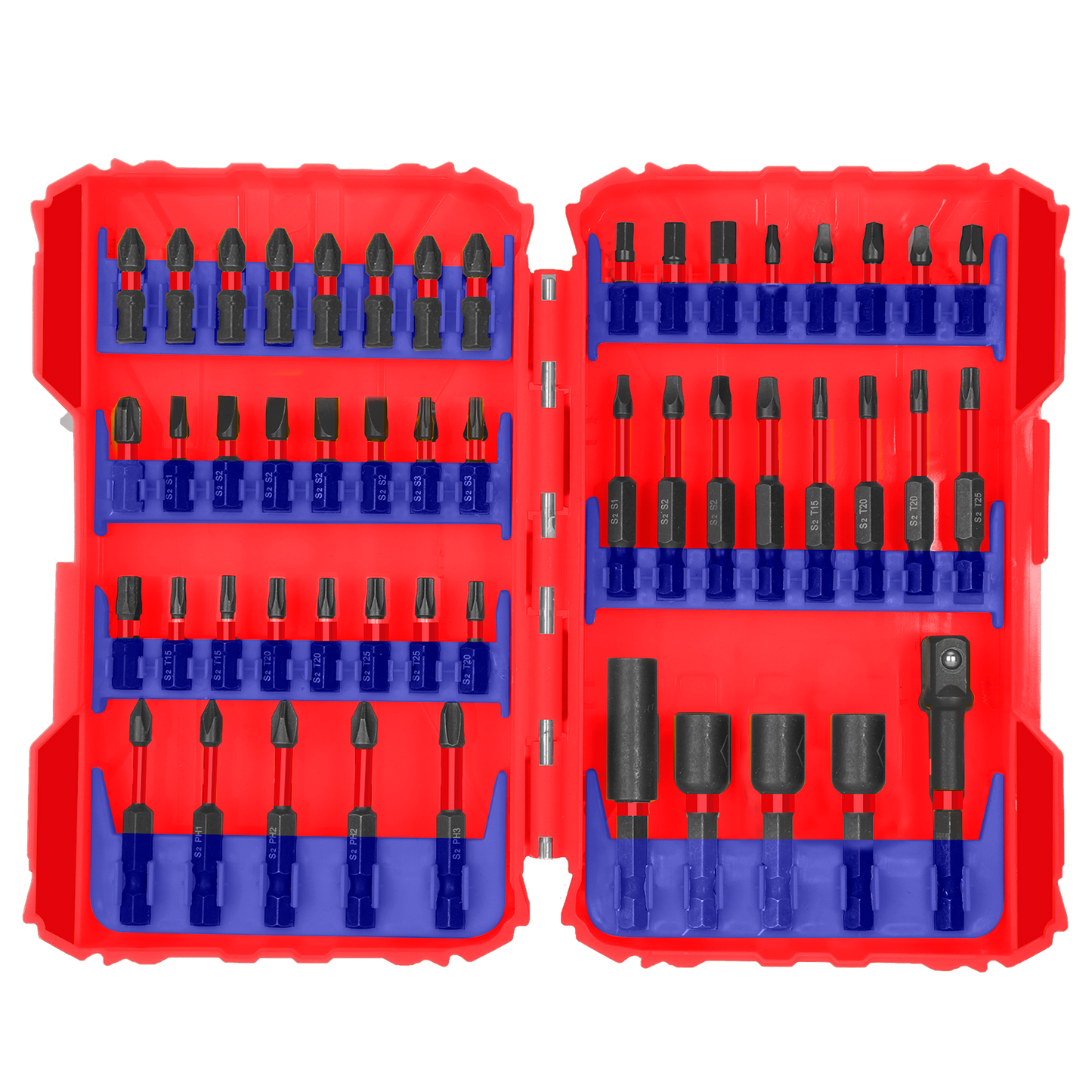Jeu de 50 embouts de tournevis à percussion ESBT05001 EMTOP