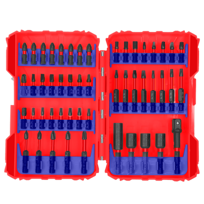 Jeu de 50 embouts de tournevis à percussion ESBT05001 EMTOP