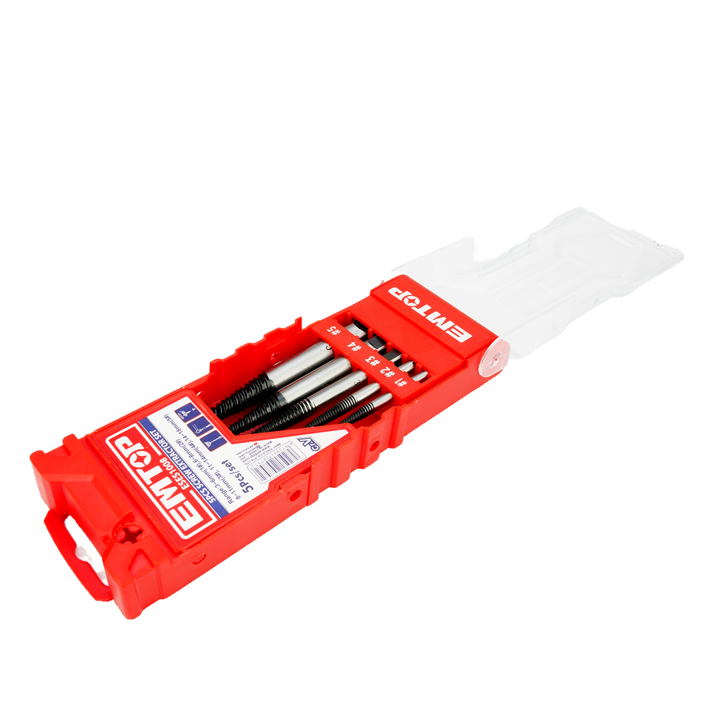 Coffret de 5 extracteurs de vis EMTOP