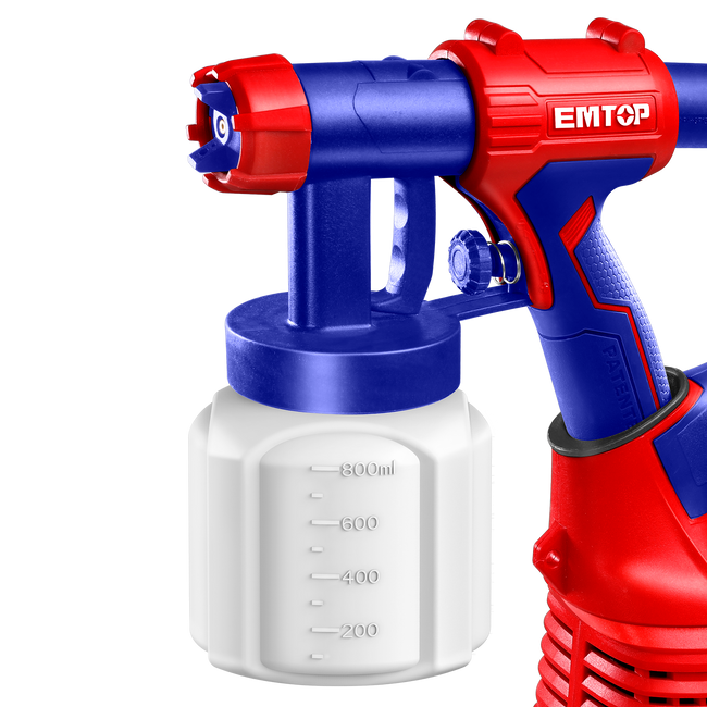 Pistolet à peinture électrique 550W 800ml EMTOP Main Image