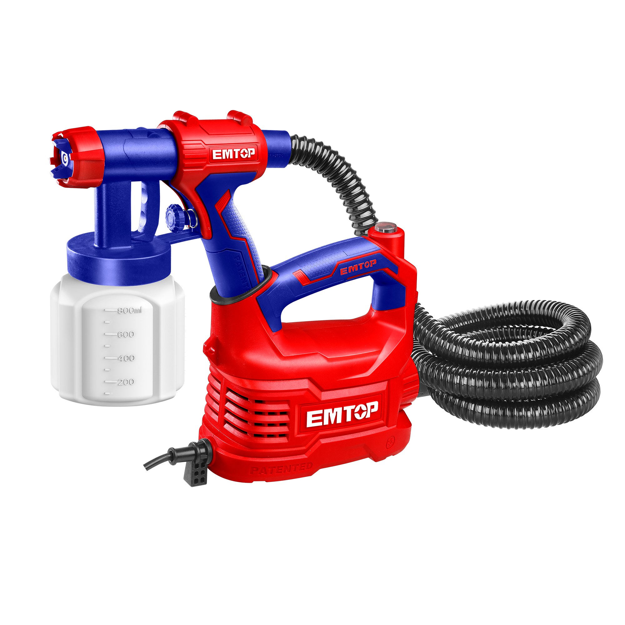 Pistolet à peinture électrique 550W 800ml EMTOP